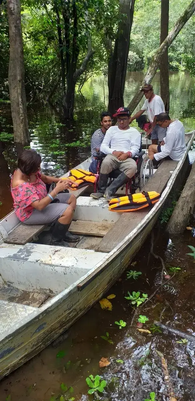 wheelchair accessible Amazon River boat tour Peru disabled traveler jungle expedition