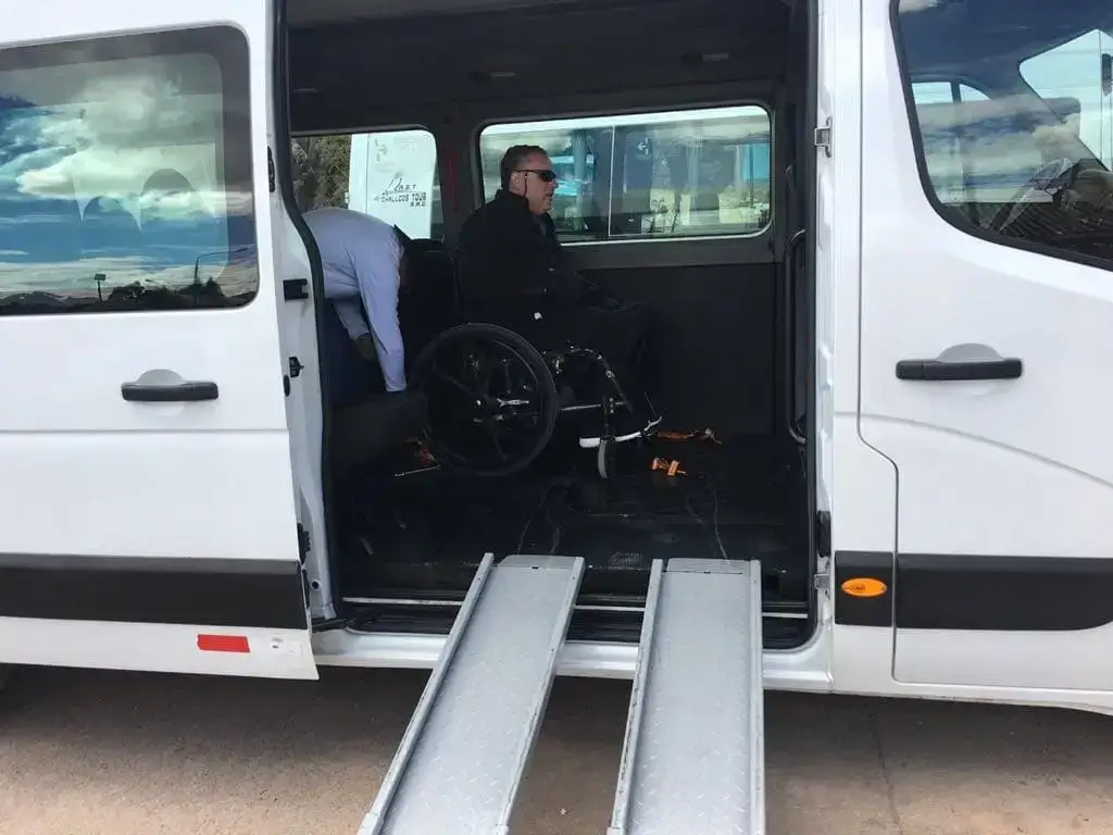 accessible wheelchair ramp van Cusco Peru adapted transportation Accessible Travel Peru